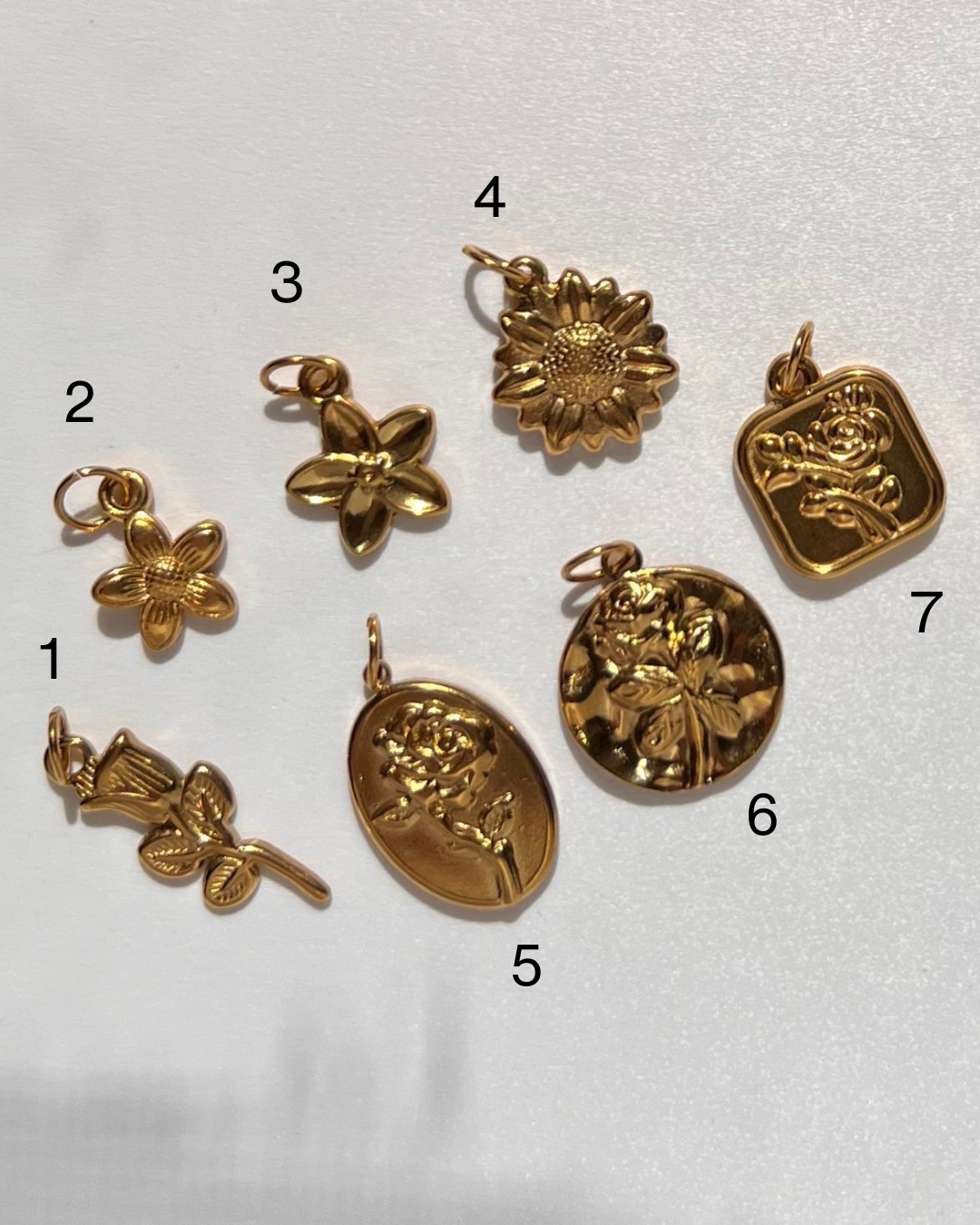 Flower Garden Charms