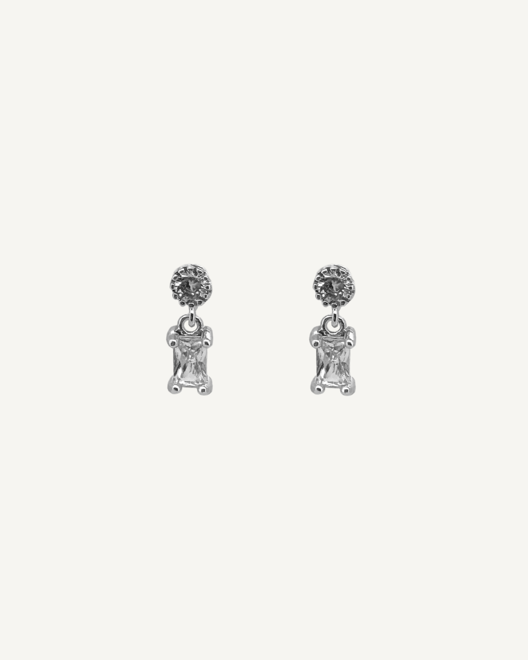 Harriet Diamond Embellished Dangle Studs