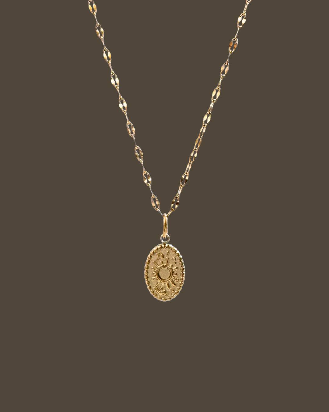 Ophelia Sun Sequin Chain Necklace