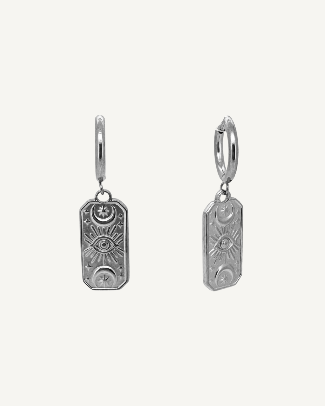 Estella Evil Eye Huggie Earrings