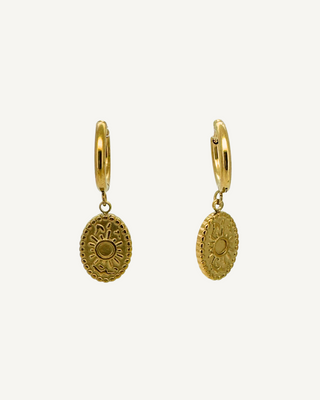 Ophelia Sun Huggie Earrings