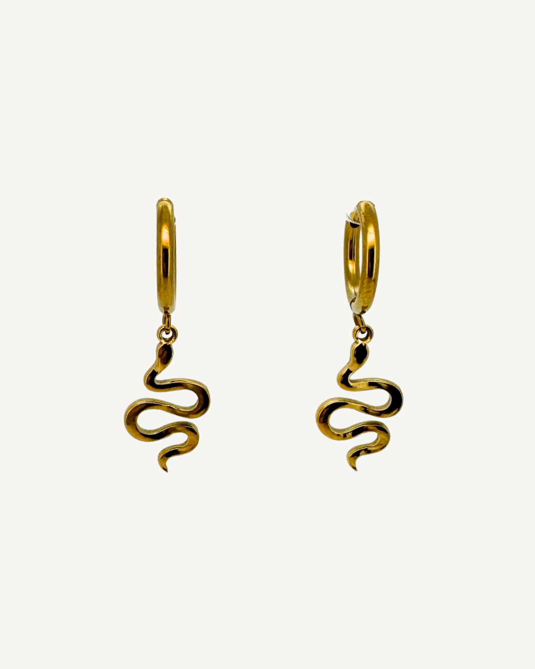 Eileen Snake Huggie Earrings
