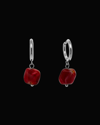 Augusta Amber Huggie Earrings