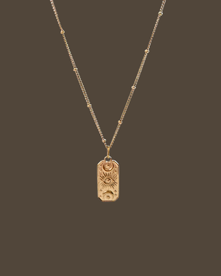 Estella Evil Eye Satellite Chain Necklace