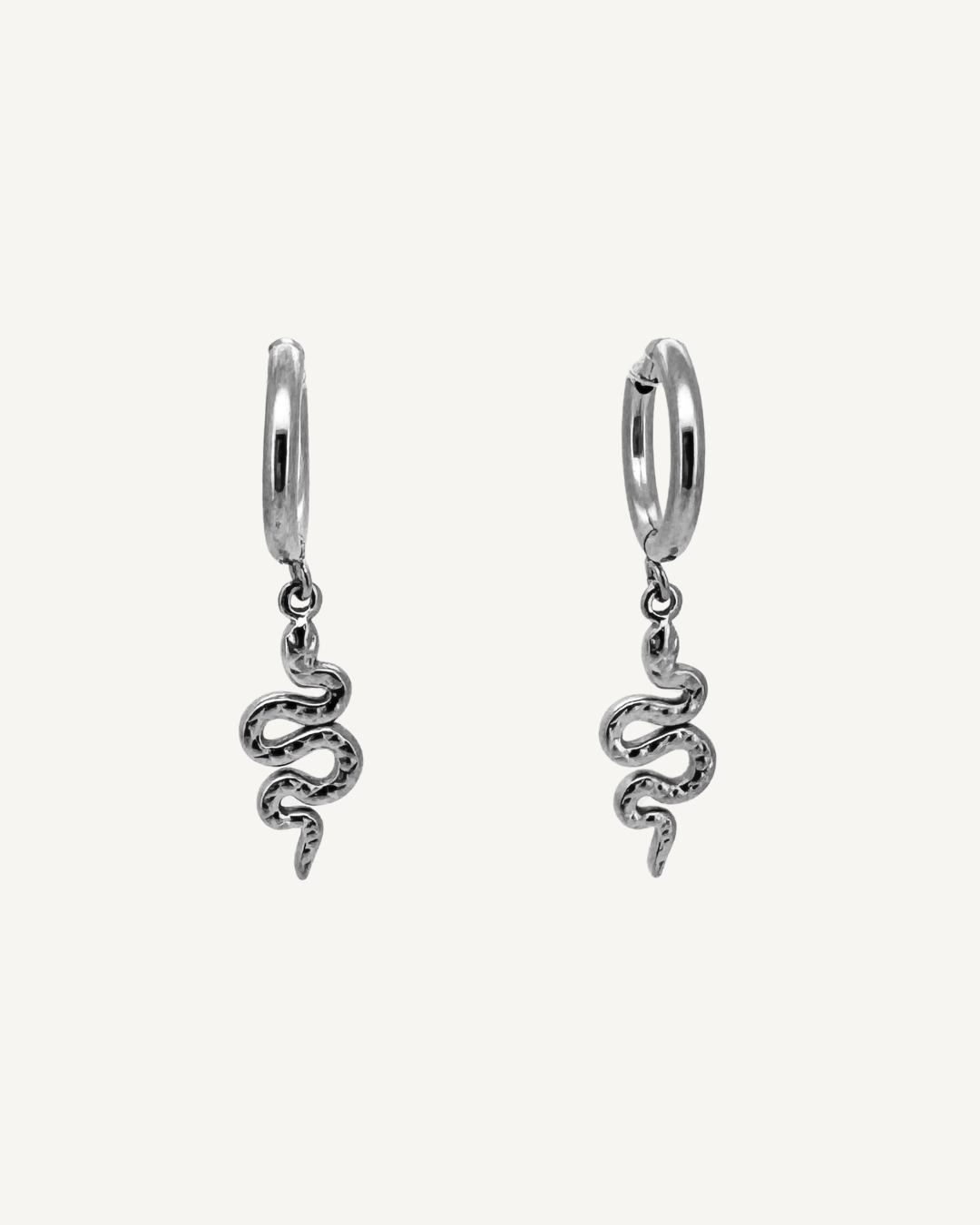 Norma Snake Huggie Earrings