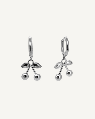 Traci Cherry Huggie Earrings