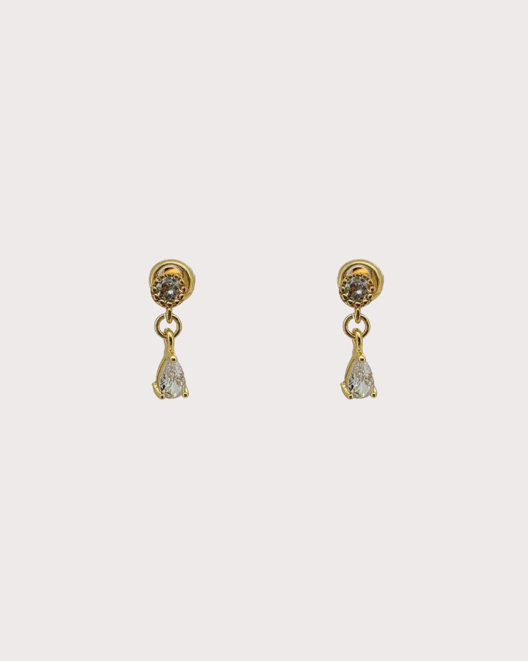 Lisa Diamond Embellished Dangle Studs