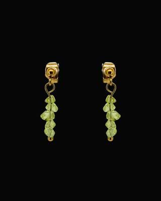 Alana Green Fluorite Dangle Studs
