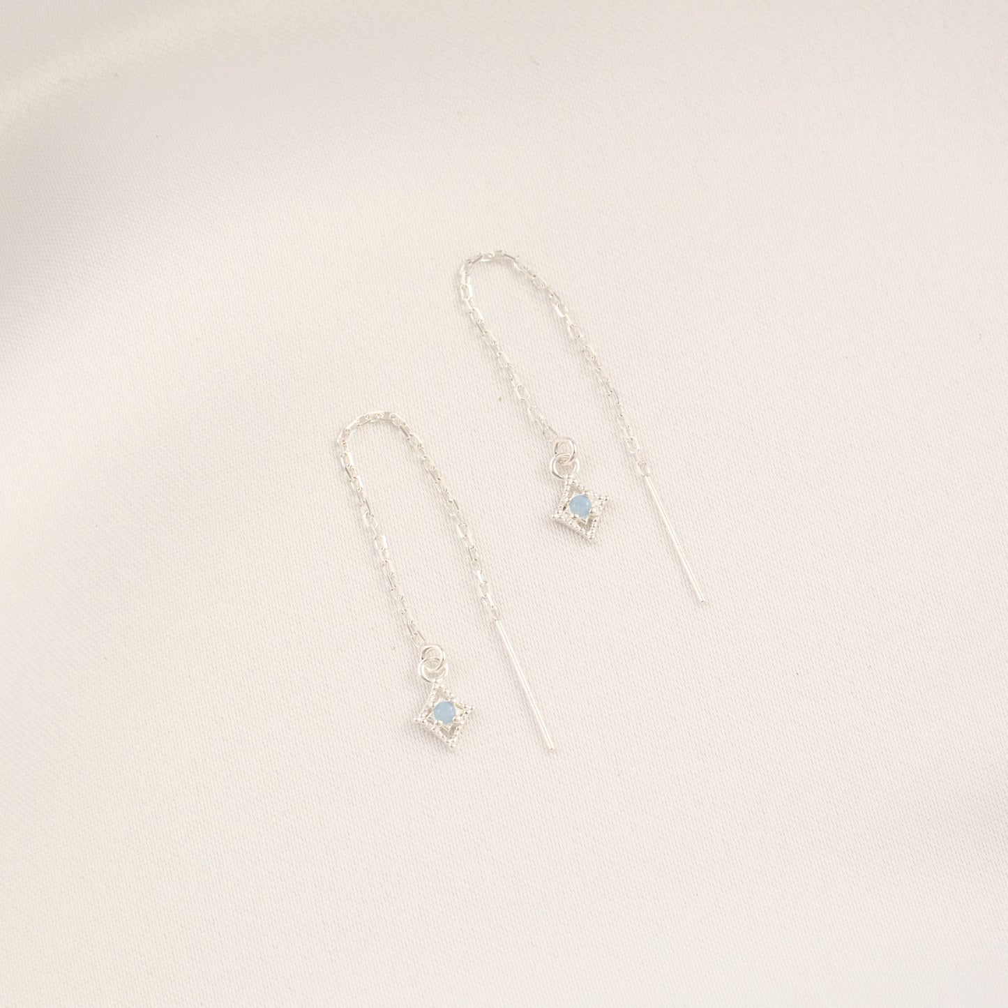 Glaucous Blue Moonstone Threaders