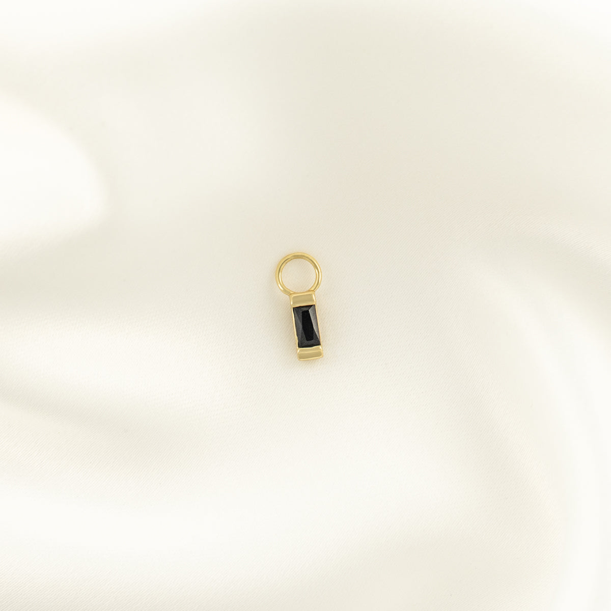 Delilah Black Zircon Charm