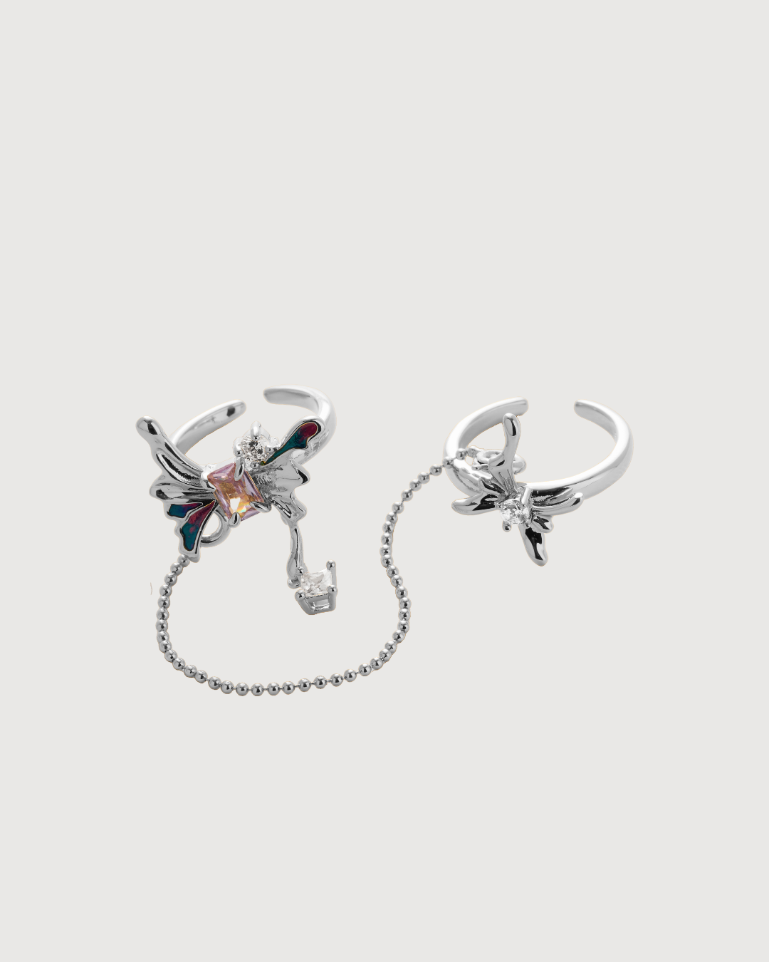 ID #8 BUTTERFLY RING [SILVER]