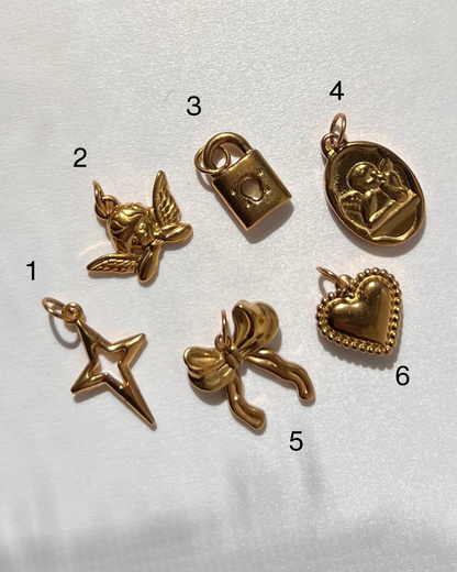 Amore Heart Charms