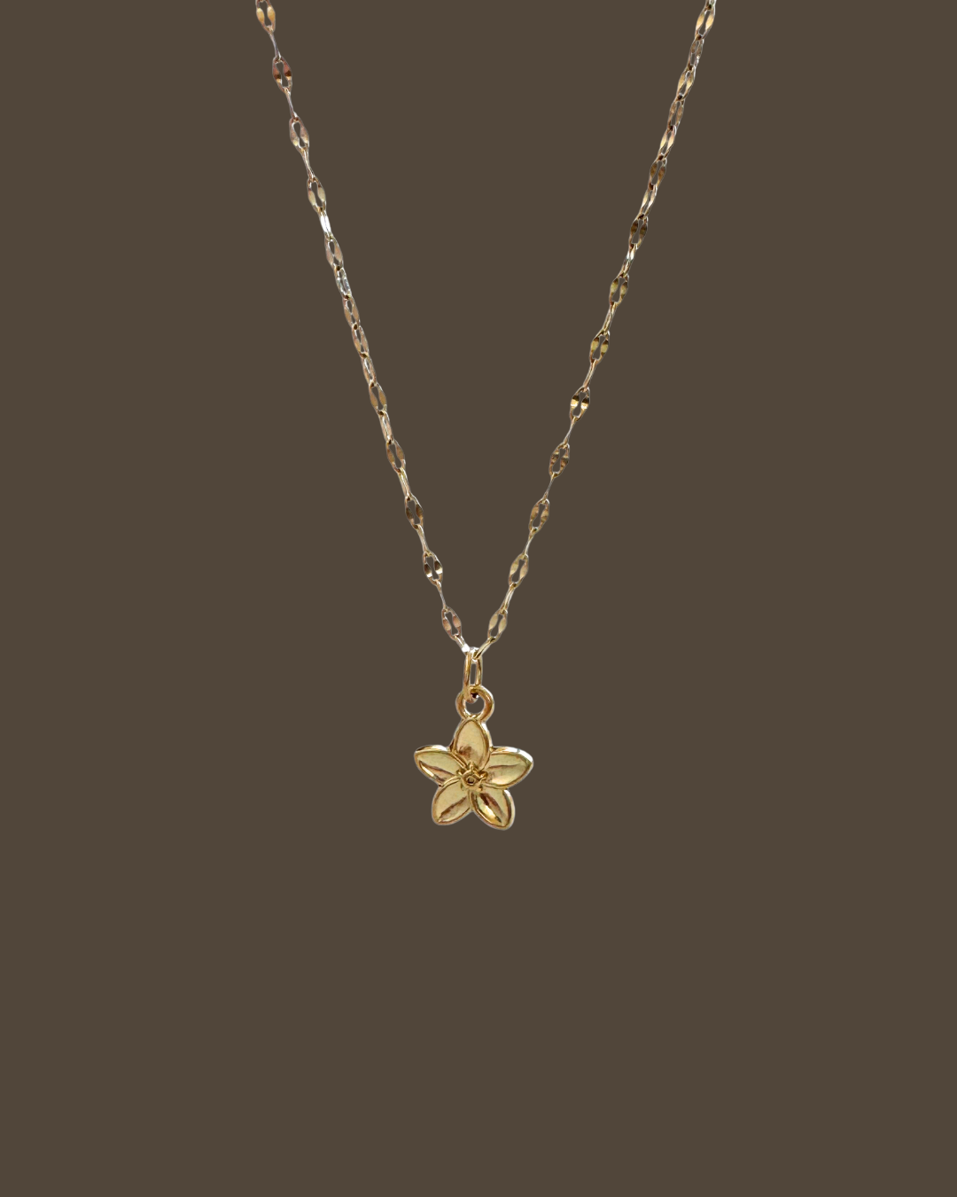 Nellie Flower Sequin Chain Necklace