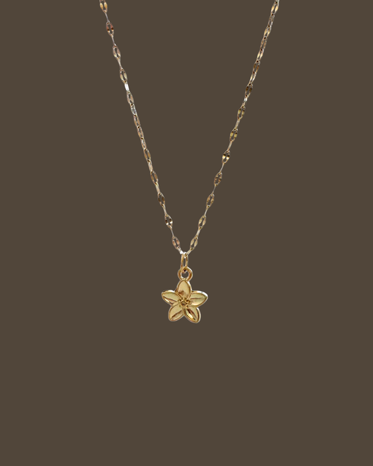 Nellie Flower Sequin Chain Necklace