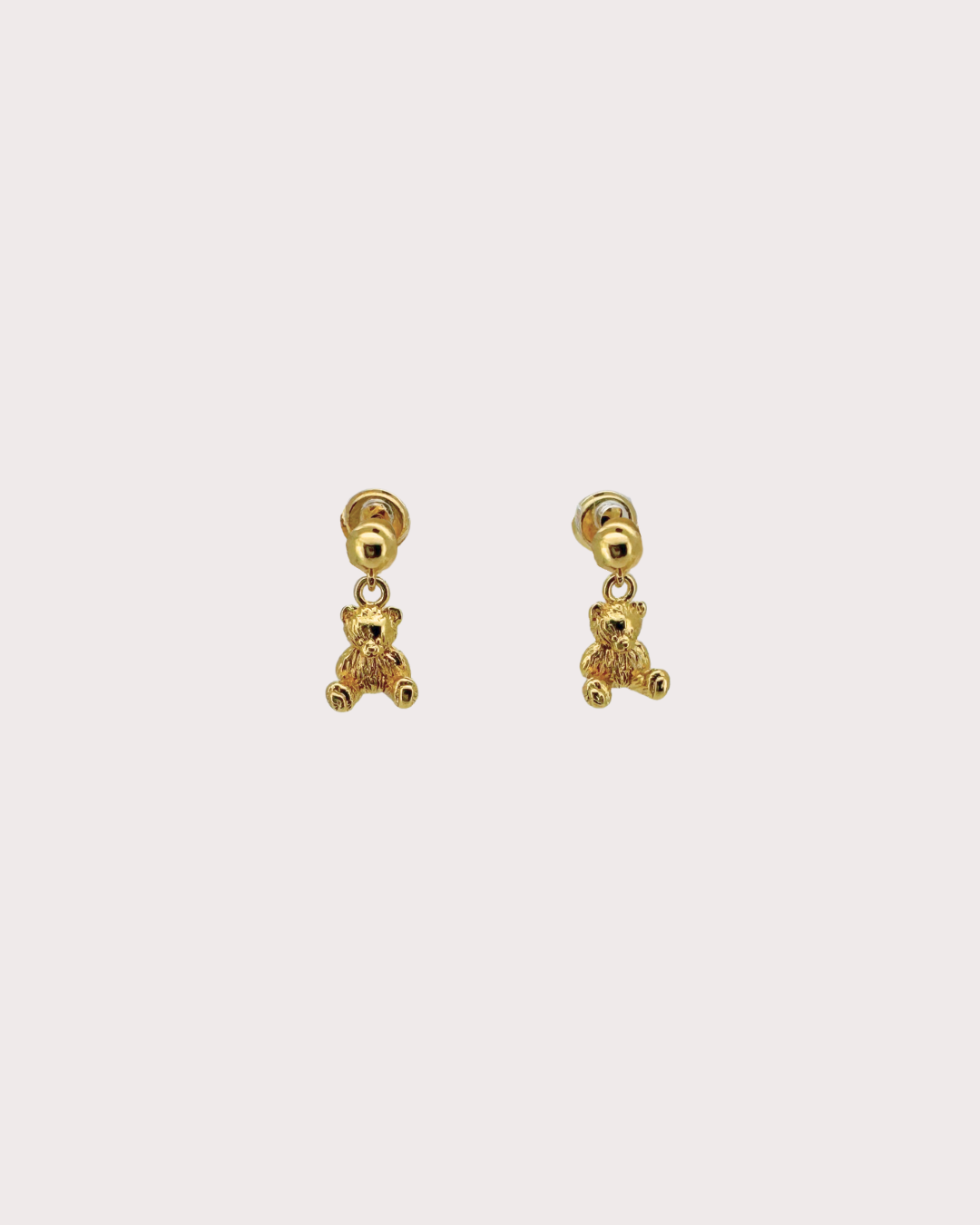 Cuddle Teddy Bear Dangle Studs