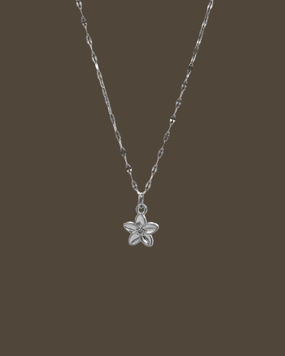 Nellie Flower Sequin Chain Necklace