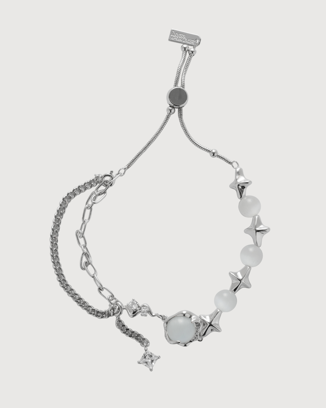 ID #3 CATSEYE BRACELET [SILVER]