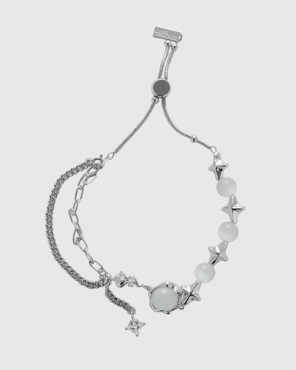 ID #3 CATSEYE BRACELET [SILVER]