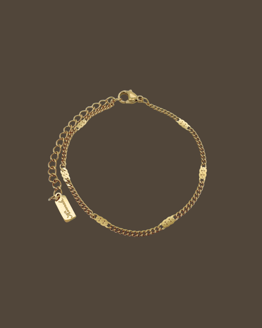 Flat Curb Chain Bracelet