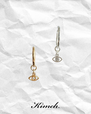 Basic Eye ZC Endless Hoop - Gold Filled/Sterling Silver