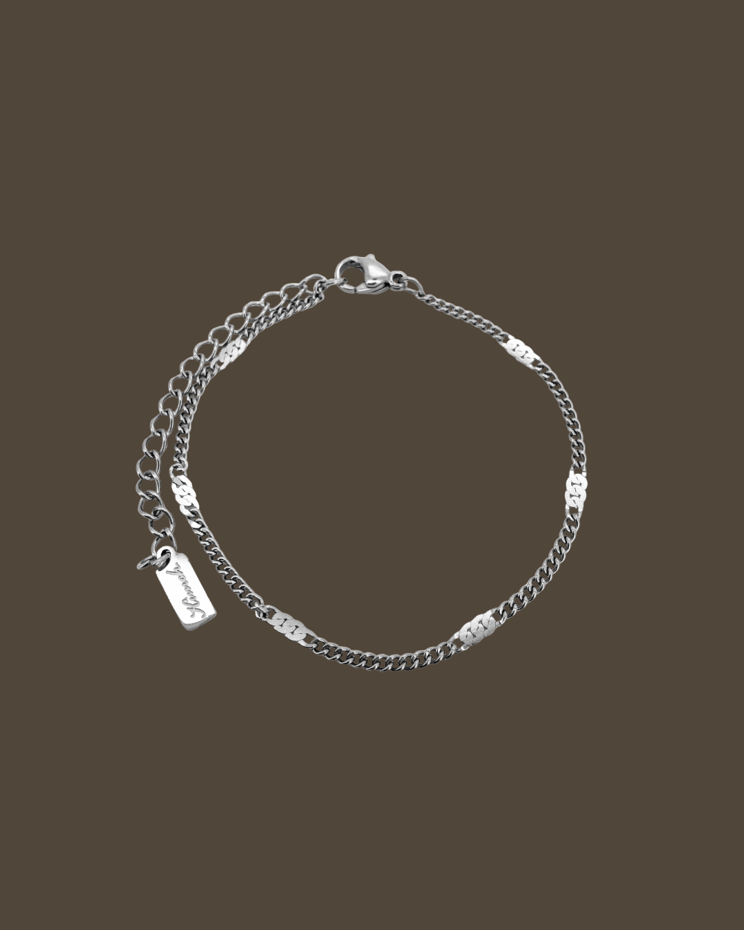 Flat Curb Chain Bracelet