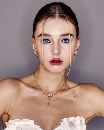 ID #13 MOON NECKLACE [GOLD]