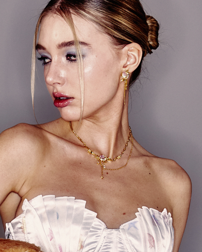 ID #14 MOON EARRINGS [GOLD]