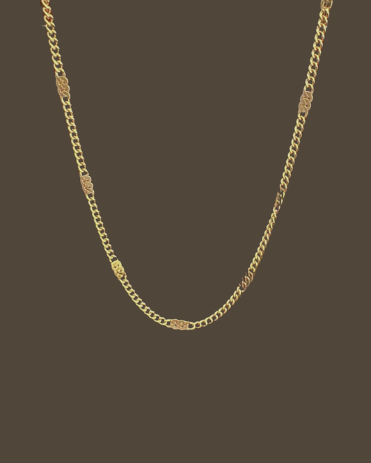 Flat Curb Chain Necklace