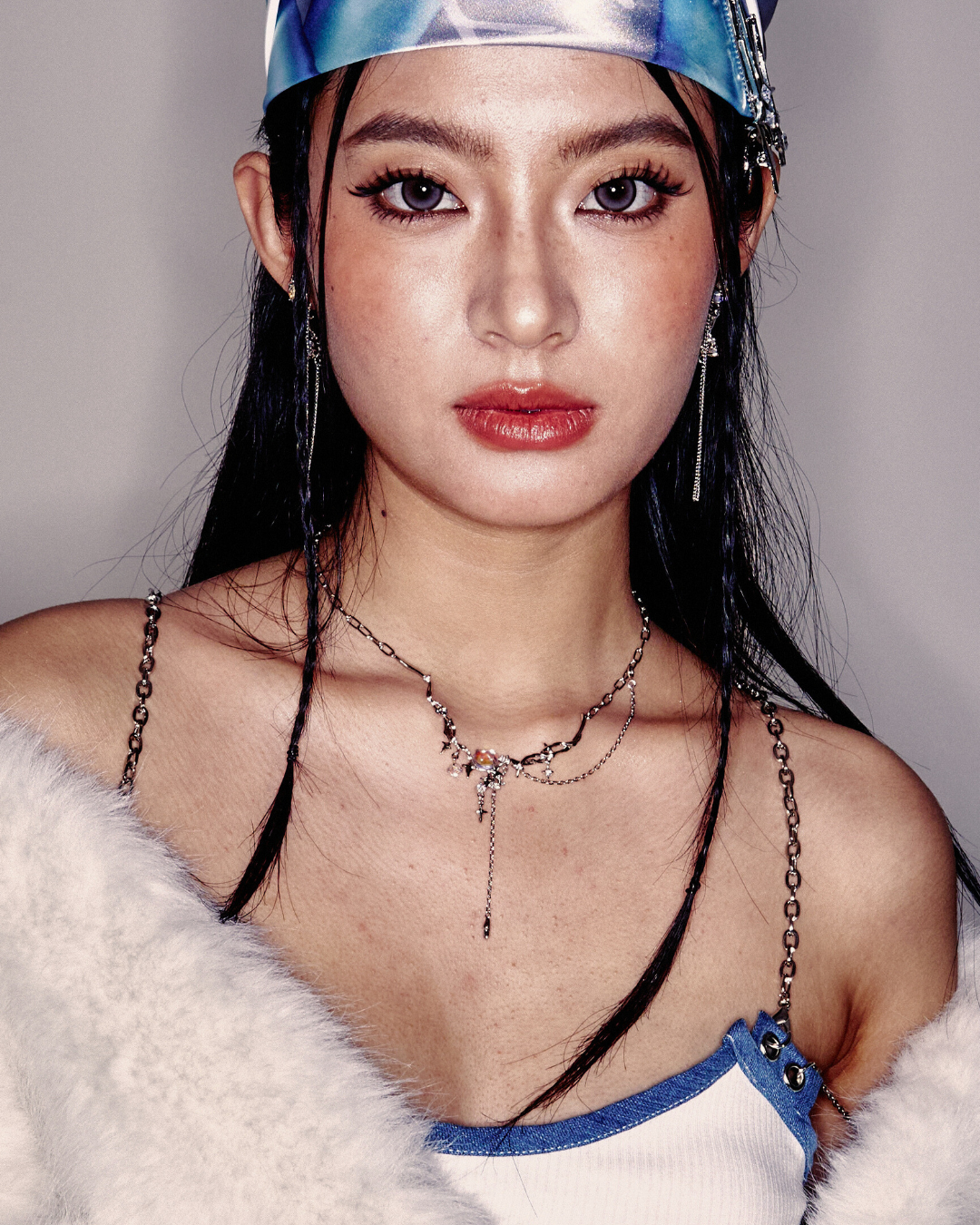 ID #9 GALAXY NECKLACE [SILVER]