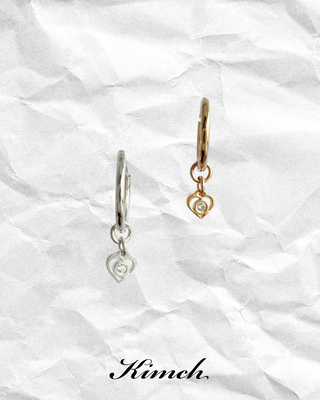 Basic Heart ZC Endless Hoop - Gold Filled/Sterling Silver