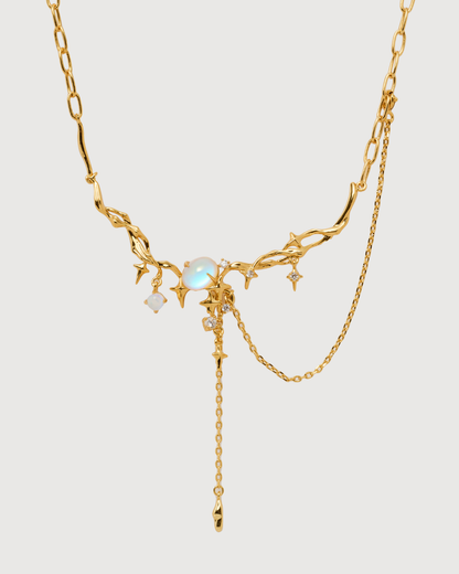 ID #9 GALAXY NECKLACE [GOLD]