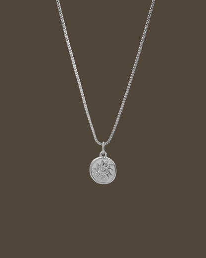 Sondra Sun Box Chain Necklace