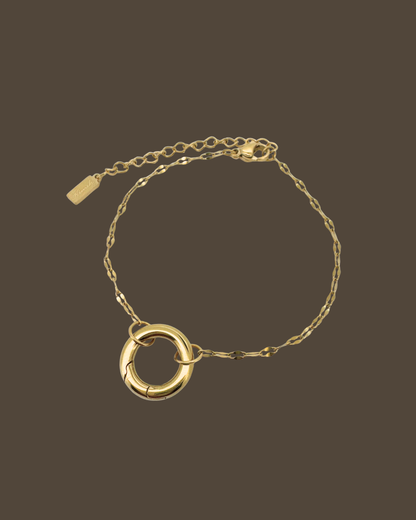 Sequin Claps Chain Bracelet