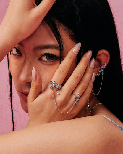 ID #20 ROSE RING [SILVER]