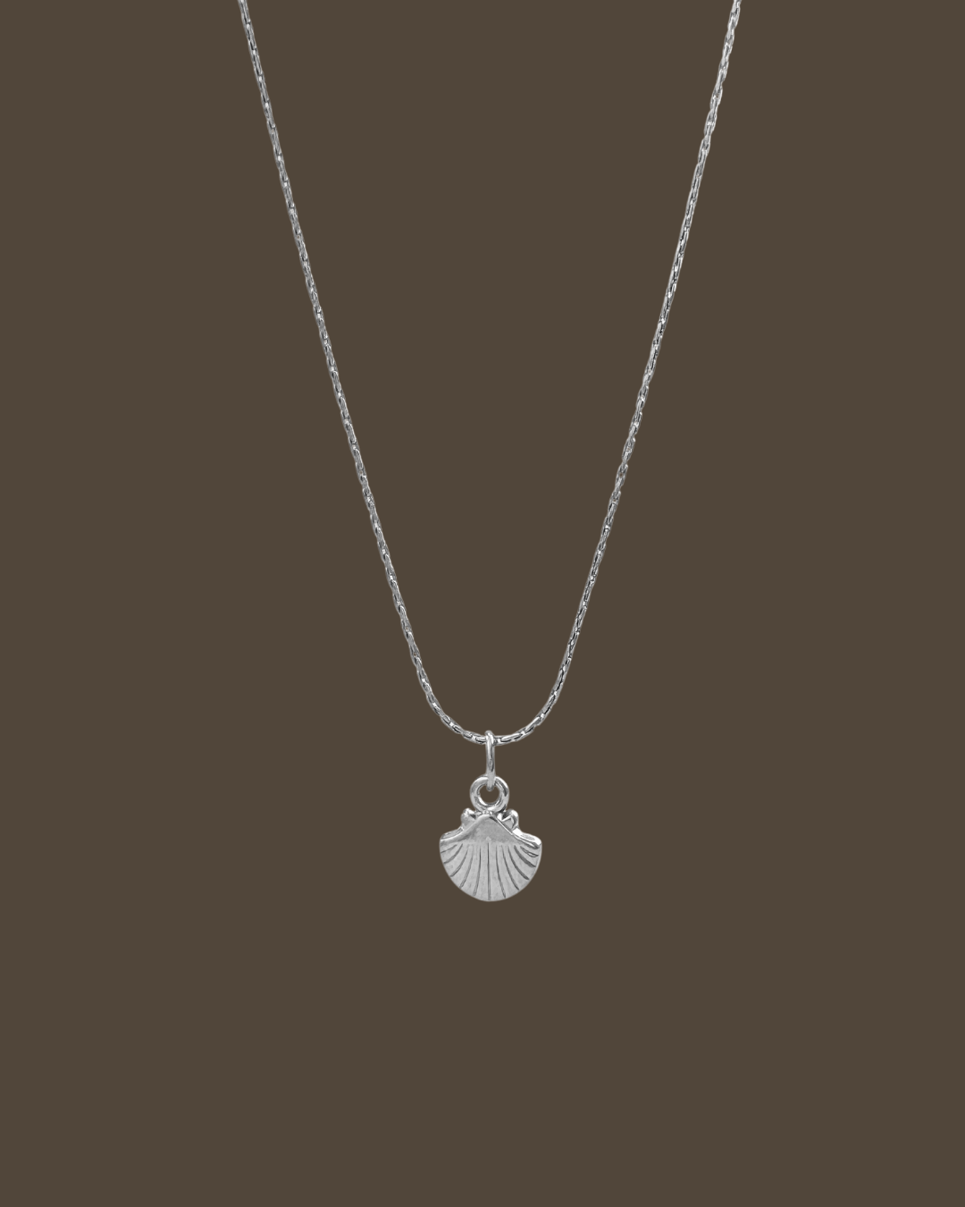 Ola Shell Hayseed Chain Necklace