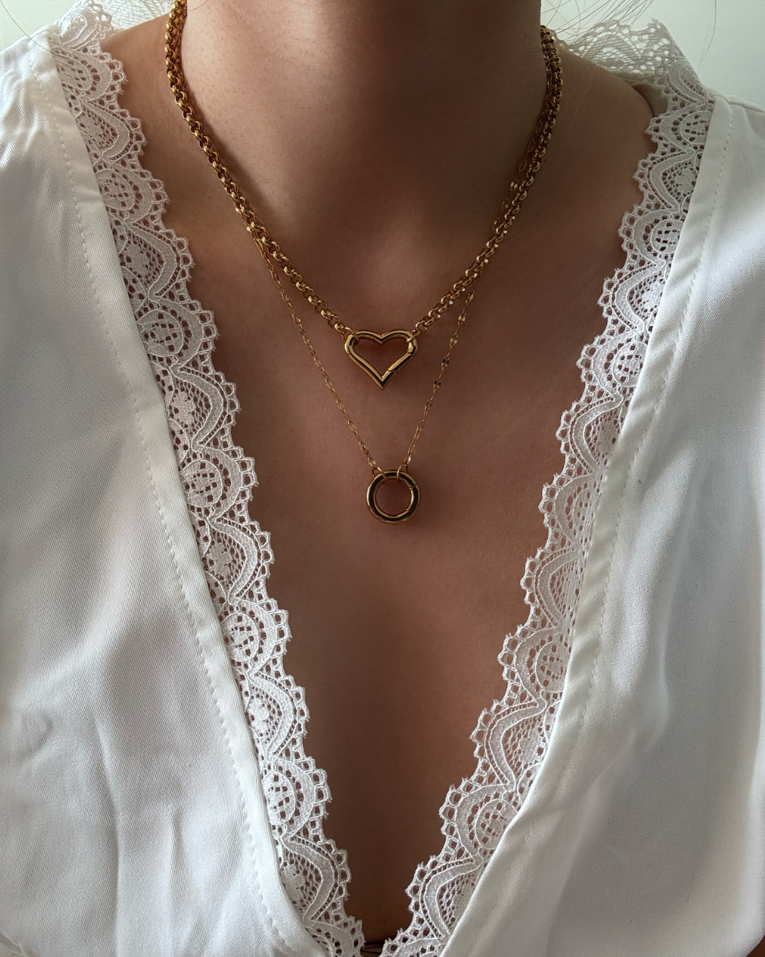 Rolo Claps Chain Necklace