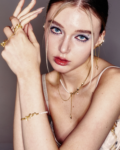 ID #19 ROSE BRACELET [GOLD]