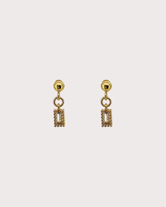 Grace Diamond Dangle Studs