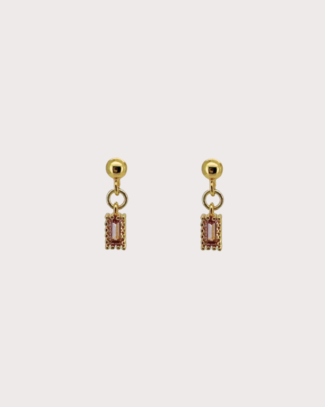 Seren Tourmaline Dangle Studs