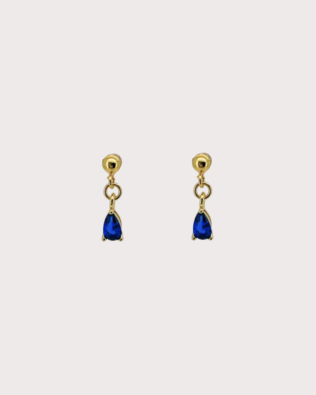 Leah Sapphire Dangle Studs