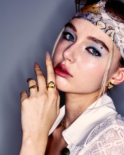 ID #24 HEART RING [GOLD]