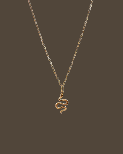 Eileen Snake Cable Chain Necklace