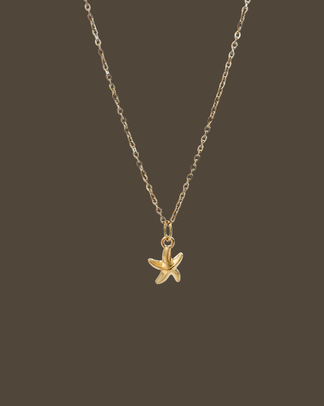 Gale Starfish Cable Chain Necklace