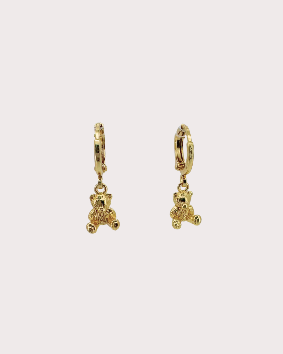 Cuddle Teddy Bear Huggie Earrings