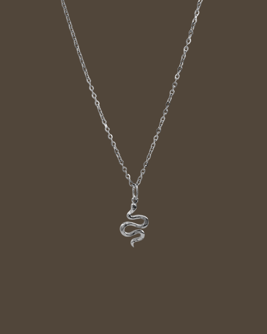 Eileen Snake Cable Chain Necklace