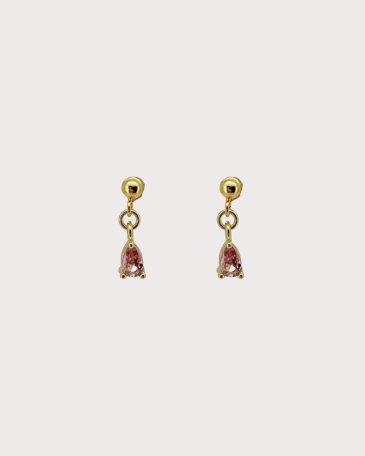 Gina Tourmaline Dangle Studs