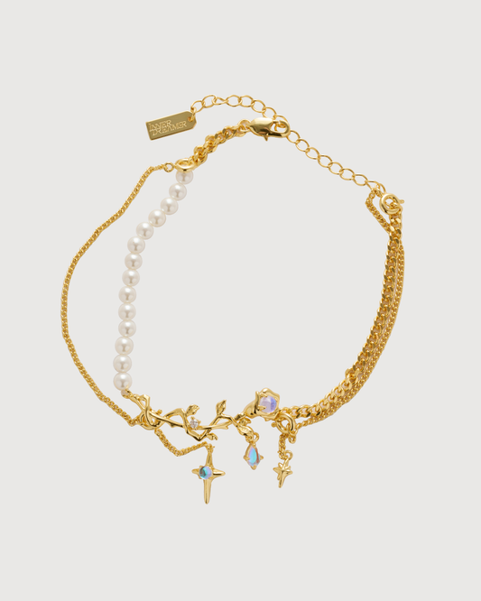 ID #19 ROSE BRACELET [GOLD]