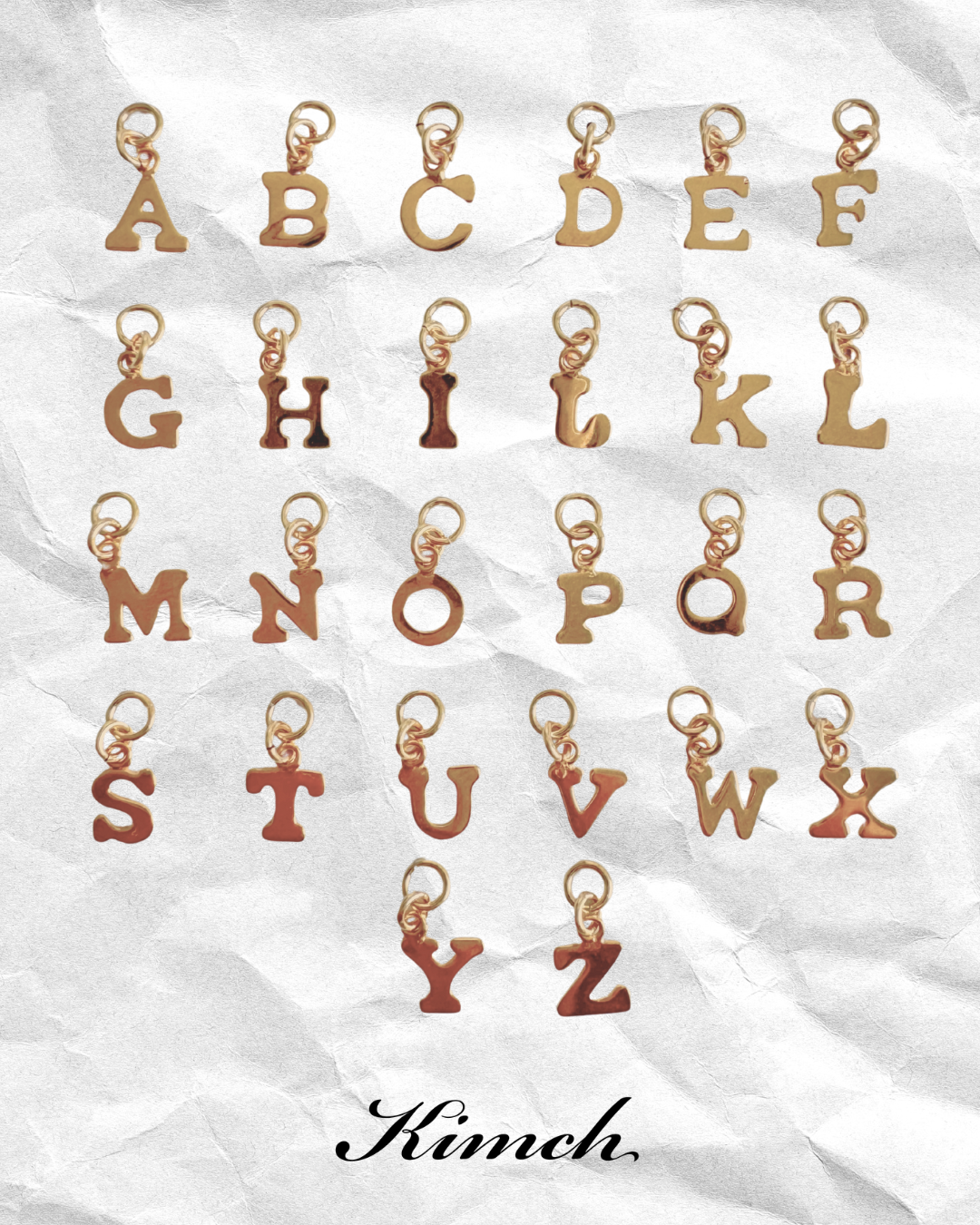 Basic Initial Endless Hoop - Gold Filled/Sterling Silver