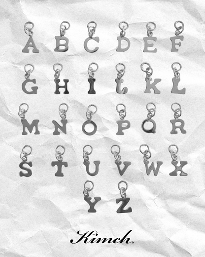 Basic Initial Dangle Stud - Gold Filled/Sterling Silver