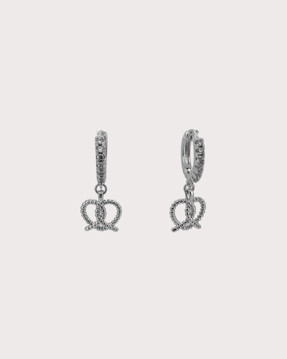 Marjorie Croissant Embellished Hoops